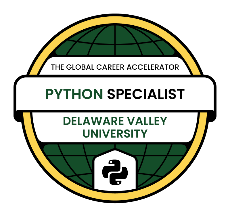 The Global Career Accelerator. Python Specialist